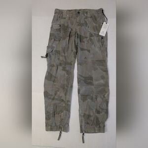 ANTHROPOLOGIE MARRAKECH  UTILITY CAMO PANT SIZE 27 Mid Rise 27" Inseam